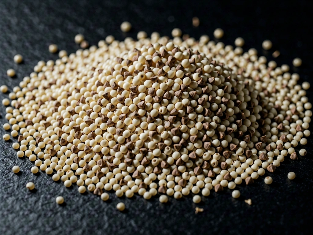 Dettaglio texture cereali naturali